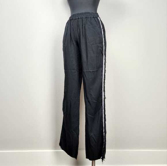 LOYD/FORD black side fringe pants - Picture 1 of 13